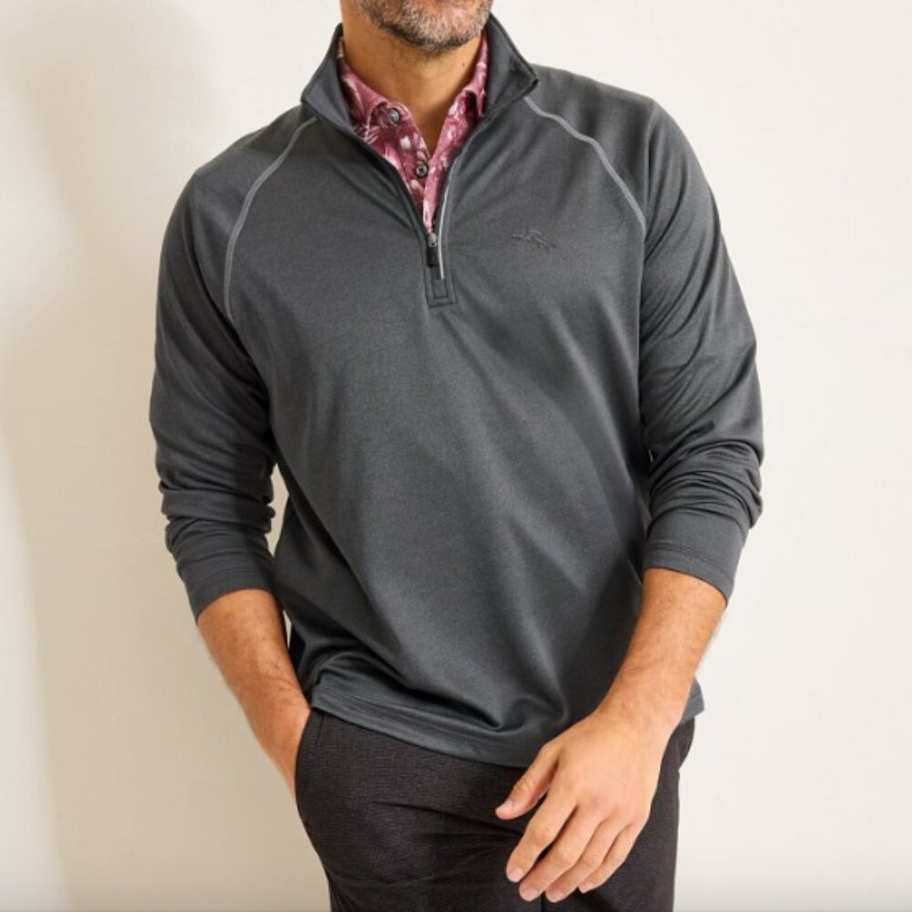 Tommy Bahama Paradise Isle IslandZone® Half-Zip Sweatshirt (Men, XL) NWT